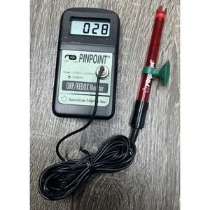 Pinpoint Monitor PH ORP/Redox Meter W/ Probe American Marine Working Aquarium